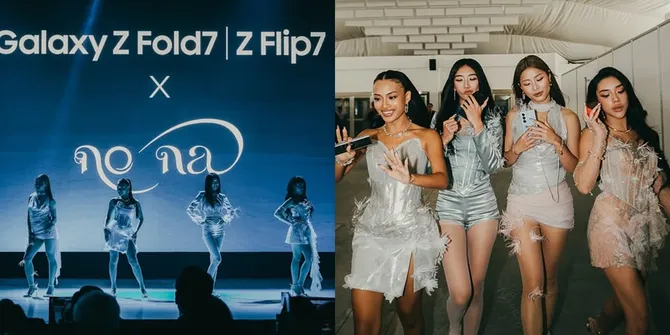 7 Potret No Na Jadi Brand Ambassador Peluncuran Smartphone Terbaru, Sukses Curi Perhatian