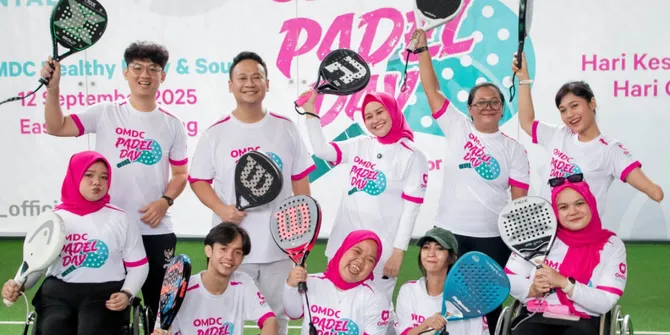 Potret Para Atlet Difabel Gabung Jadi Satu Main Padel di OMDC Padel Day, Rayakan Semangat Hari Olahraga Nasional
