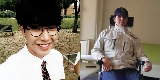 Potret Park Min Woo yang Alami Kecelakaan Motor Tahun 2018 Silam, Kini Harus Duduk di Kursi Roda Karena Tak Bisa Jalan