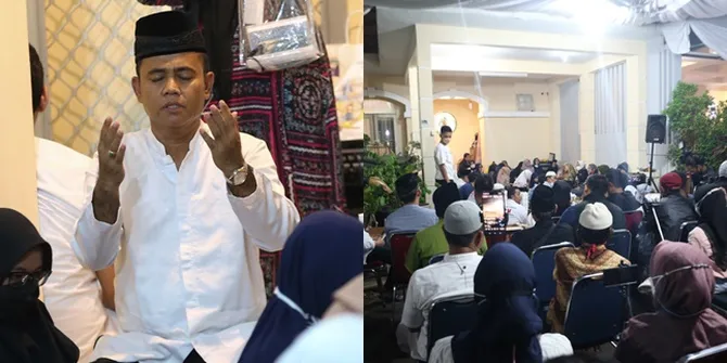 Potret Pengajian 40 Harian Keluarga Bibi Andriansyah yang Digelar Sederhana, Didatangi Ummi Pipik hingga Crazy Rich Surabaya