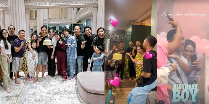 Potret Perayaan Ulang Tahun Azriel Hermansyah, Dapat Surprise - Permintaan Maaf Kris Dayanti Jadi Sorotan