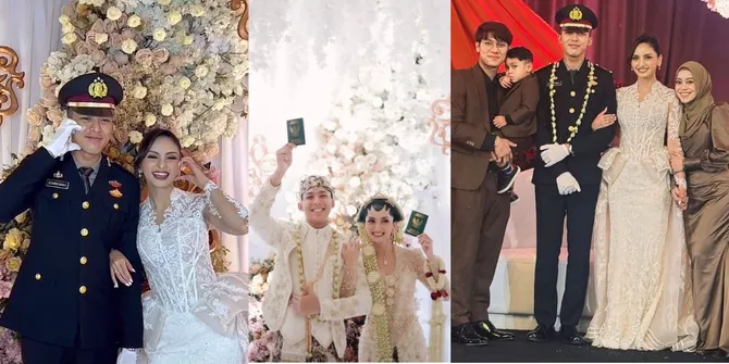 Potret Pernikahan Valerie Tifanka dengan Iptu Mochammad Andhika, Akad dan Resepsi Usung Tema Berbeda