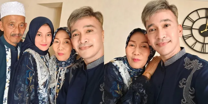 Potret Ruben Onsu Lebaran Bareng Keluarga, Pakai Baju Rancangan Ivan Gunawan
