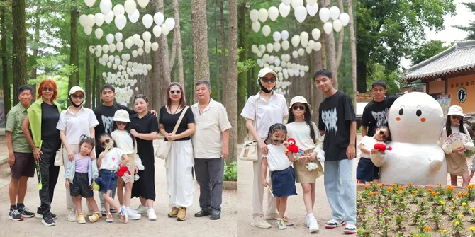 Potret Sarwendah Liburan di Korea Bareng Anak-anak di Tengah Proses Cerai, Tetap Video Call dengan Ruben Onsu