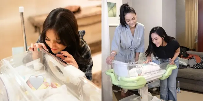 Potret Selebriti Datang Menjenguk Erika Carlina, Baby Andrew Banyak yang Sayang