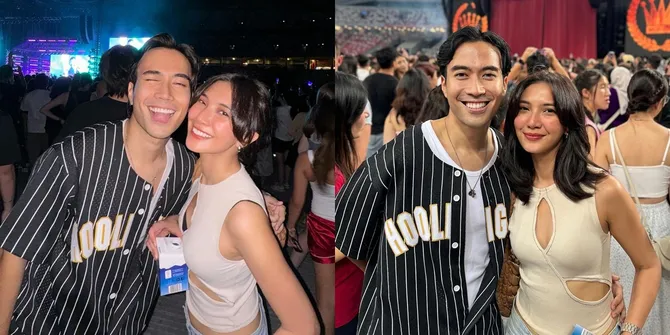 Potret Seru Vidi Aldiano dan Sheila Dara Aisha di Konser Bruno Mars, Bangga Istri Bisa Diajak Kerjasama