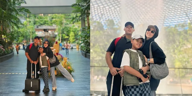 Potret Shanty Istri Denny Cagur Liburan ke Singapura Bareng Anak-anaknya, Suami Tercinta Tak Ikut