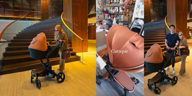 Potret Stroller Mewah Baby R Anak Syahrini, Mirip dengan Milik Erina Gudono - Seharga Motor Baru