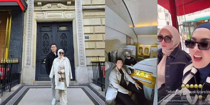 Potret Syahrini Liburan di Paris Bareng Reino Barack, Diundang Dubes - Tak Ajak Baby R