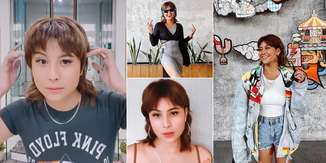 Potret Terbaru Awkarin dengan Rambut Undercut Mullet, Gayanya Makin Edgy dan Keren Banget!