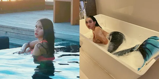 Potret Terbaru Lucinta Luna Tampil Hot dengan Tato, Motif Bunga di Bagian Dada Curi Perhatian - Dipuji Makin Cantik