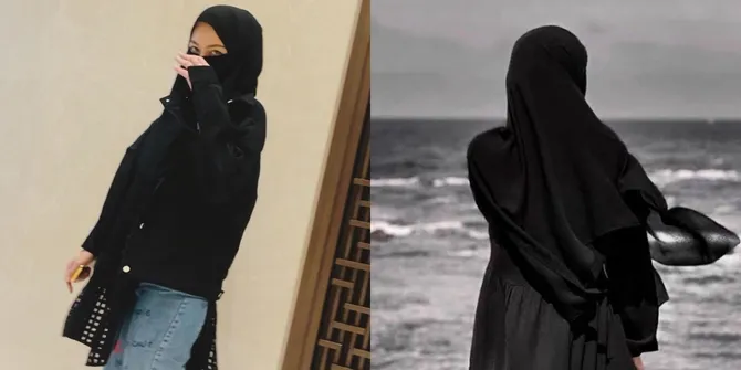 Potret Terbaru Ratu Rizky Nabila Yang Kini Pakai Hijab dan Cadar Usai Cerai Dua Kali, Hapus Semua Foto Pakai Baju Terbuka