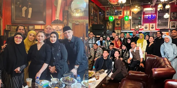 7 Potret Ulang Tahun Ahmad Dhani, Undang Elvy Sukaesih - Mulan Jameela Ikut Dangdutan Bareng