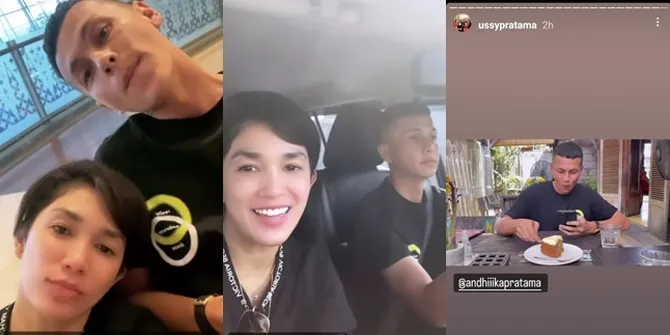 Potret Ussy Sulistiawaty Ngelive Bantah Tegas Gosip Andhika Pratama Jadi 'Sugar Daddy' Chandrika Chika, Malah Lagi Liburan Mesra di Bali Bak Honeymoon