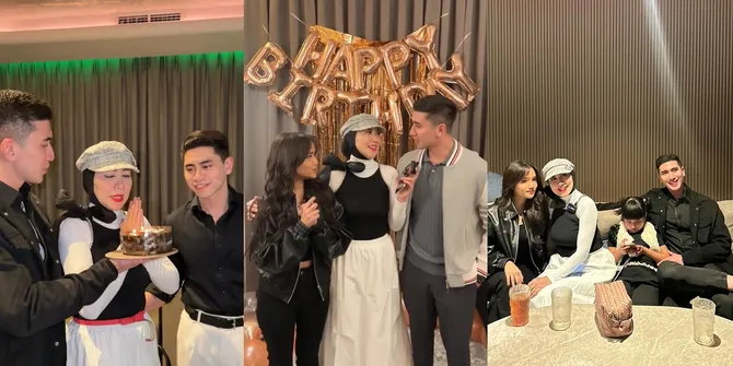 Potret Verrell Bramasta Rayakan Ulang Tahun Venna Melinda, Kedatangan Fuji Disambut Hangat