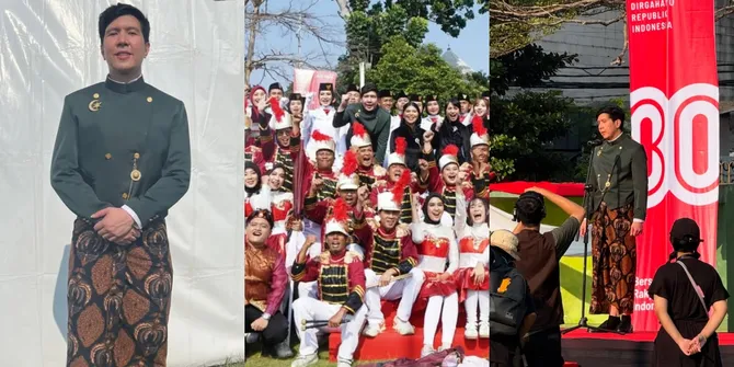 Potret Windah Basudara Jadi Pembina Upacara HUT RI, Tampil Gagah Meski Ada Insiden 'Laksanakan'