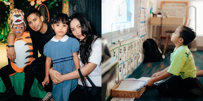 Potret Xabiru Anak Rachel Vennya Jadi Harimau Sebelum Pindah Sekolah, Didampingi Okin dan Salim Nauderer