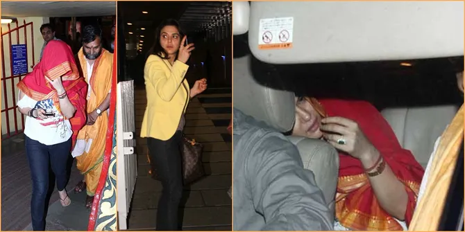 Preity Zinta Sembunyikan Wajah Saat Bertemu Wartawan - Ada Apa