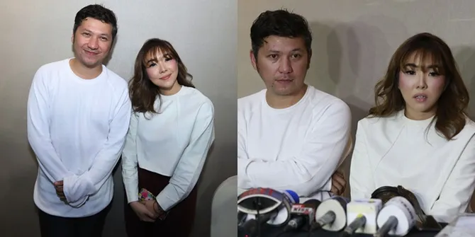 Preskon Soal Perceraian, Gading Marten & Gisel Duduk Bersebelahan