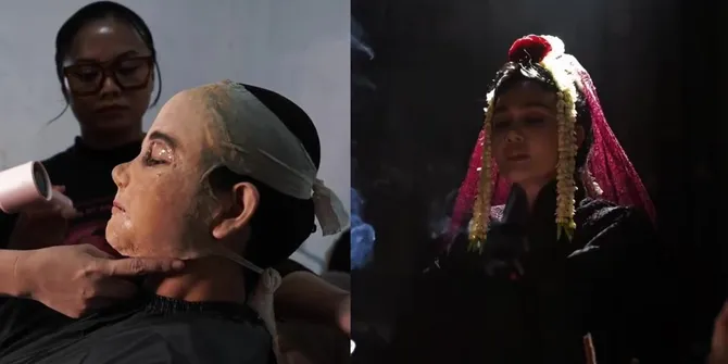 Proses Transformasi Luna Maya Hingga Jadi Suzzanna, Pakai Make Up Prostetik dan Riasan Tebal