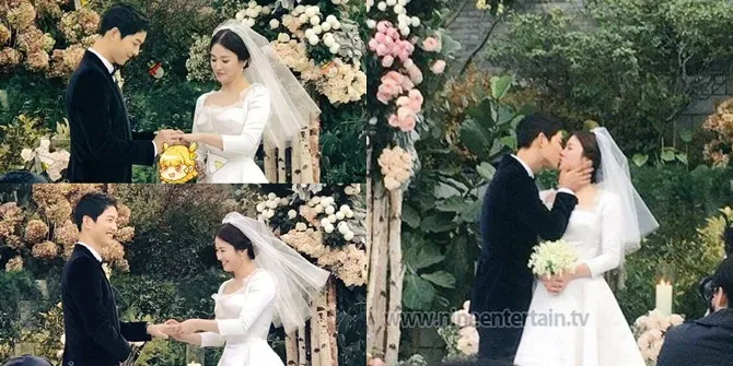 Prosesi Wedding Song Song Couple, Janji Suci Sampai Lempar Buket