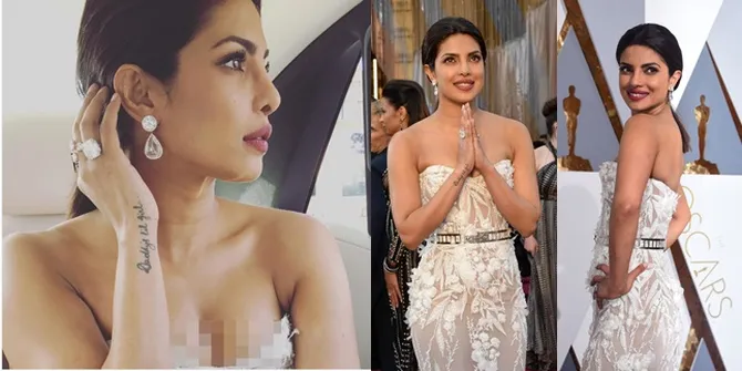 Pukau Dunia di Oscar 2016, Priyanka Pakai Berlian Ratusan Miliar