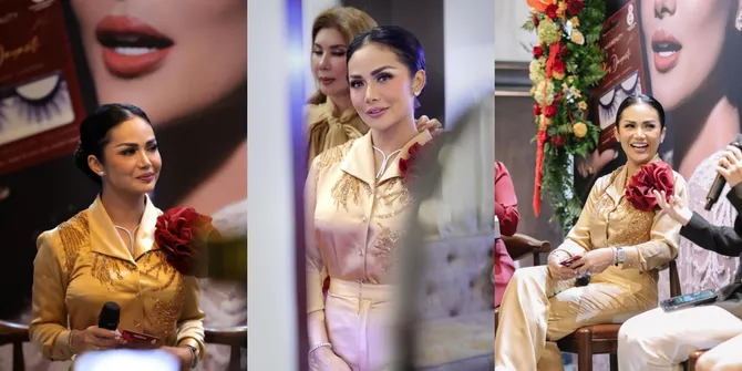 Rambah Bisnis Baru, 10 Potret Kris Dayanti di Acara Perilisan Bulu Mata Miliknya Sendiri - Terlibat Langsung dalam Proses Produksi
