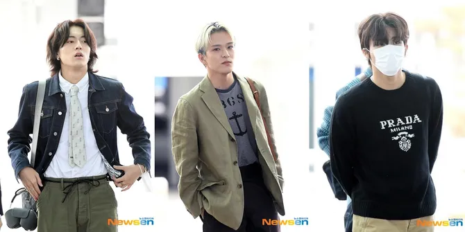 Rapi dan Mewah! Foto TREASURE di Bandara Sebelum Terbang ke Indonesia, Jadikan Airport Bagai Catwalk