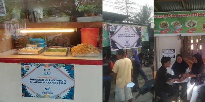 Rayakan Ulang Tahun, Indosiar Traktir Makan Gratis dari Batam Hingga Jayapura