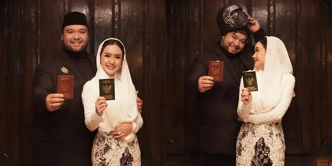 Rayakan Wedding Anniversary Pertama, Cita Citata dan Didi Mahardika Pamer Foto Akad Nikah yang Sederhana