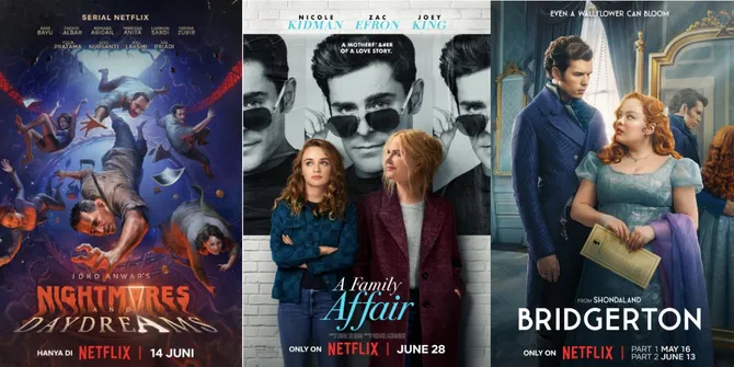 Rekomendasi Film dan Serial Netflix Tayang Juni 2024, Ada Serial Joko Anwar 'NIGHTMARES AND DAYDREAMS' Hingga 'BRIDGERTON'