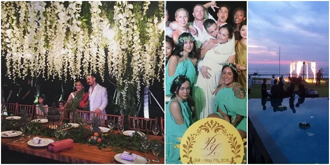 Resepsi Cicit Cantik Soeharto, Mewah Romantis di Tepi Pantai Bali