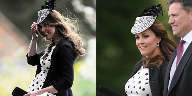 Saat Angin Menerbangkan Gaun Kate Middleton