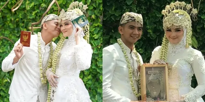 Sah Jadi Suami Istri, Ini Deretan Potret Mesra Ridho DA dan Syifa Aisyah Fauziah di Acara Akad Nikah