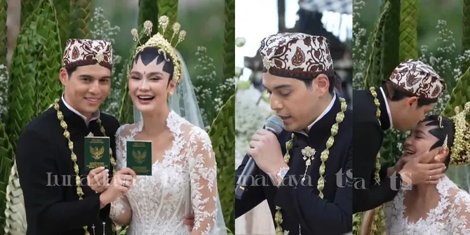 Sah Menikah, Potret Akad Luna Maya dan Maxime Bouttier di Bali - Beri Mahar Logam Mulia dan Uang Dollar