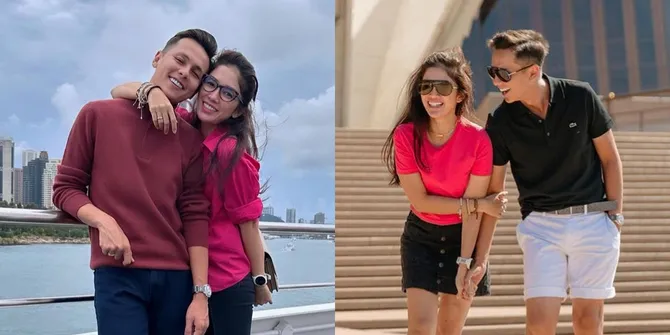 Sang Istri Miliki Pesona  Bak Remaja, 8 Potret Mesra Ussy Sulistiawaty dan Andhika Pratama yang Mirip ABG Pacaran - Prewed Pengantin Baru