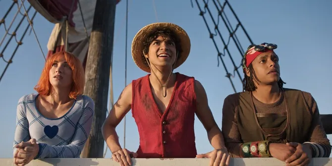 Foto Teaser 'ONE PIECE' Live Action Season 2, Setting Bersalju - Raksasa Dorry Brogy