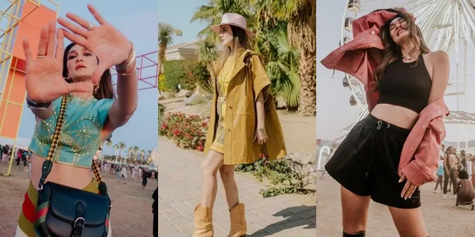 Sederet OOTD Luna Maya di Festival Coachella 2022, Tampil Kece & Chic Setiap Harinya Sukses Bikin Terpana!