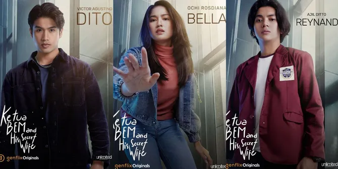 Segera Tayang di Genflix, Ini 7 Potret Pemeran ‘KETUA BEM AND HIS SECRET WIFE’ yang Kisahkan Pernikahan Paksa yang Dirahasiakan