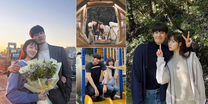 Sempat Dikabarkan Pacaran, Intip Kemesraan Lee Sung Kyung dan Kim Young Kwang di Lokasi Syuting 'CALL IT LOVE'