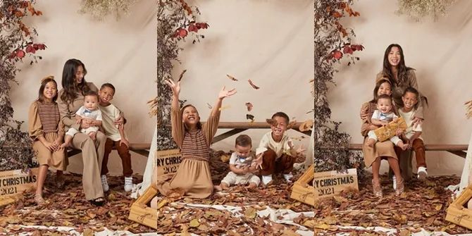 Siap Sambut Hari Natal, Intip 7 Foto Jennifer Bachdim Pemotretan Bareng Ketiga Buah Hati - Tetap Ceria Tanpa Kehadiran Sang Ayah