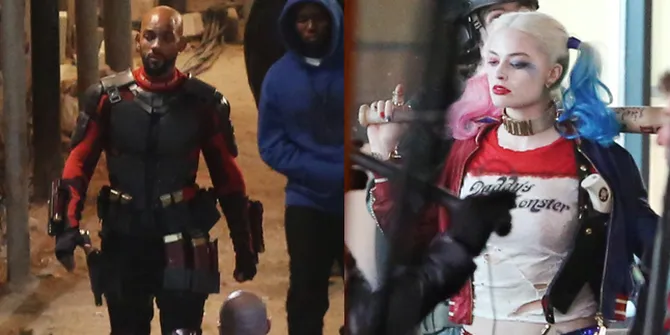 Simak Behind The Scene Aksi Supervillain Syuting 'SUICIDE SQUAD'