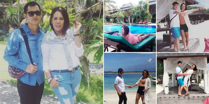 So Sweet! Ke Gili Trawangan, Elly Sugigi & Suami Mesra-Mesraan