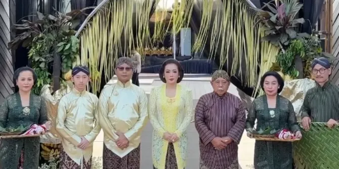 Soimah Pasang Bleketepe Jelang Siraman Aksa, Lestarikan Tradisi Jawa