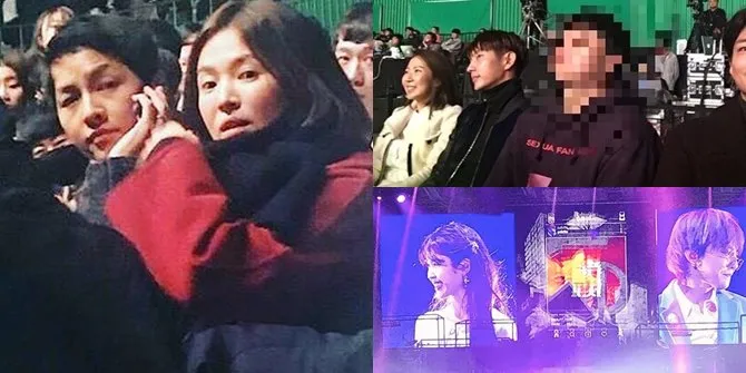 Song Song Couple, Lee Jun Ki Sampai Lee Jong Suk Hadiri Konser IU