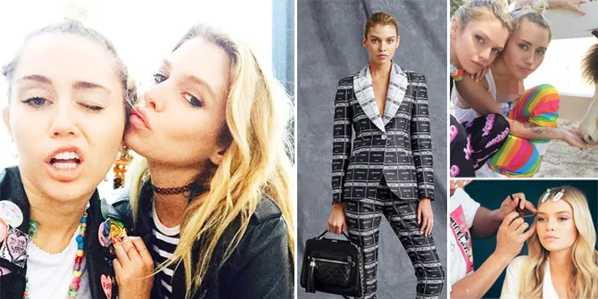 Stella Maxwell, Model Victoria's Secret Yang Dipacari Miley Cyrus