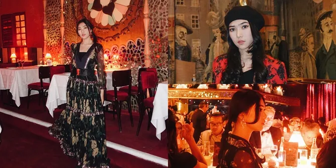 Style Isyana Sarasvati Hadiri Acara di Paris, Mewah dan Elegan!