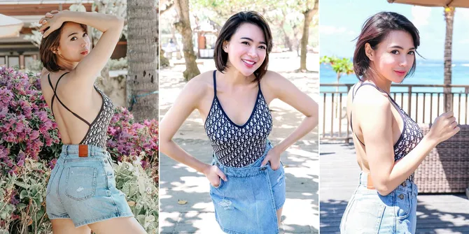 Sukses Jadi Sorotan, Intip 8 Potret Hot Wika Salim Saat Pamer Punggung Mulus dan Glowing