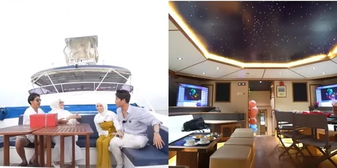 Super Mewah, Seperti Ini Potret Yacht Seharga 38 Miliar Rizky Billar yang Jadi Kado Spesial Untuk Lesti