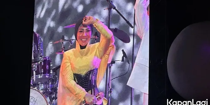 Syahrini Bercanda Larang Reino Barack Naik Panggung di Pestapora 2026